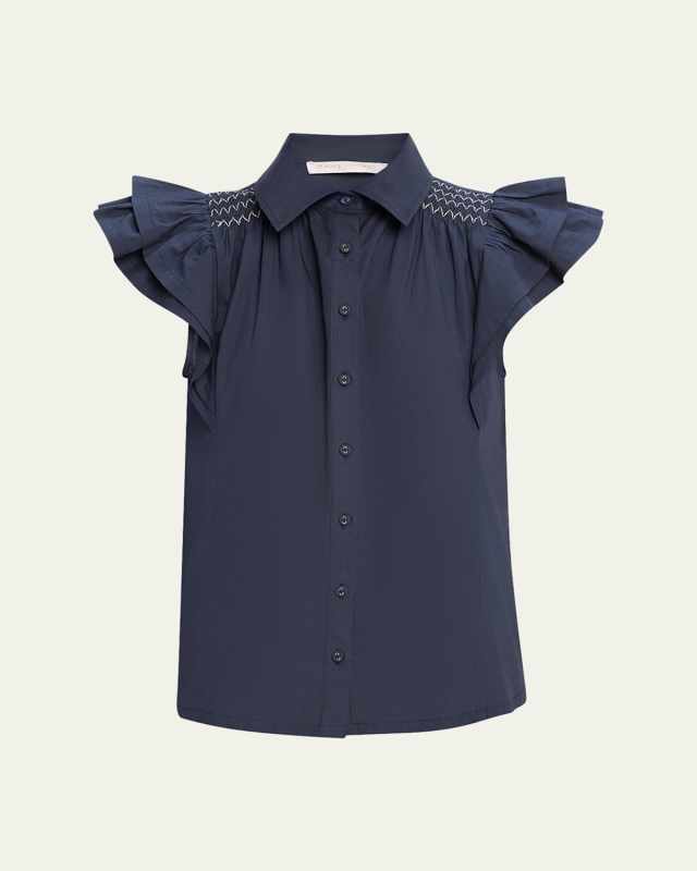 Marceline Cotton Poplin Shirt